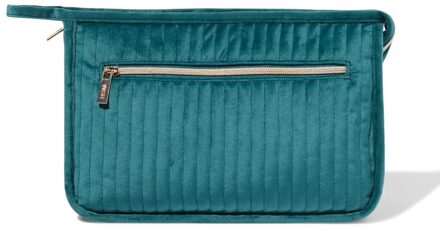 Hema Toilettas 30x20cm velours rib groen