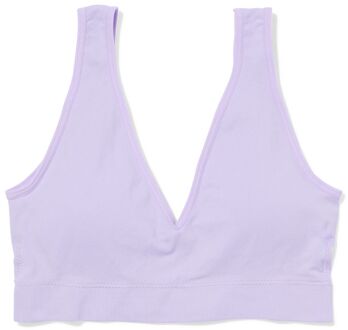 Hema Top zonder beugel naadloos lavendel (lavendel) - XS