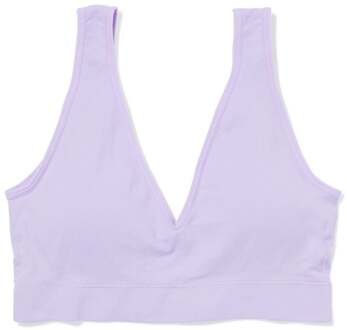 Hema Top zonder beugel naadloos lavendel (lavendel)