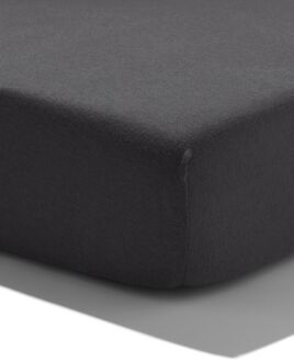 Hema Topper hoeslaken 160x200cm jersey donkergrijs (donkergrijs)