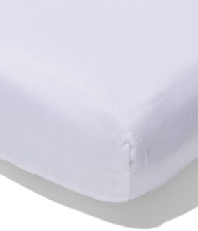 Hema Topper hoeslaken 180x220cm zacht katoen wit (wit)