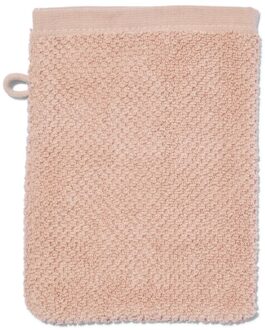 Hema Tweedekans washand recycled katoen 16x21 oudroze (lichtroze)