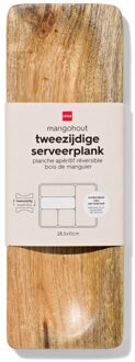 Hema Tweezijdige serveerplank 28.5x10cm mangohout (hout)
