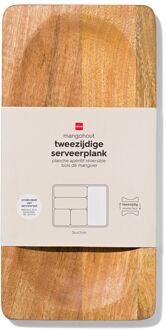 Hema Tweezijdige serveerplank 34x17cm mangohout (hout)