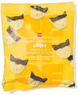 Hema Uiltjes drop en banaan 215g