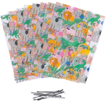 Hema Uitdeelzakjes feestbeest - 8 stuks