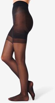 Hema Ultimate control panty glans 40D zwart (zwart) - 44/46