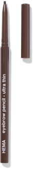 Hema Ultra dunne wenkbrauwpotlood donkerbruin