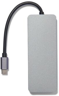 Hema USB C Hub Grijs