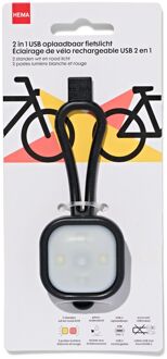 Hema USB fietslampje voor- en achter