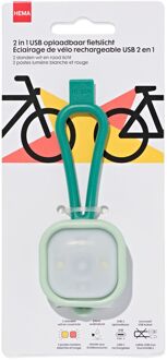 Hema USB fietslampje voor- en achter