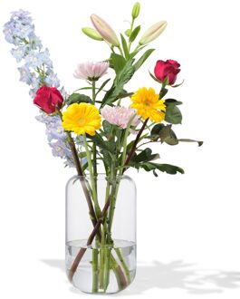 Hema Vaas 24cm glas (transparant)