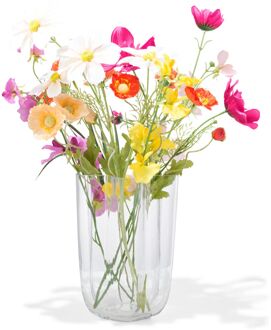 Hema Vaas 27cm glas transparant (transparant)