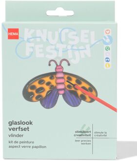 Hema Verfset glaslook vlinder