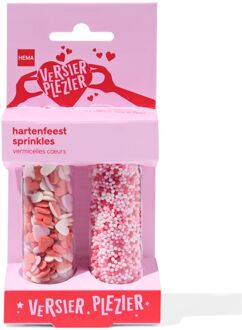 Hema Versierplezier eetbare sprinkles hartenfeest