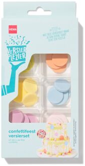 Hema Versierplezier eetbare versierset - confettifeest
