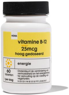 Hema Vitamine B-12 25mcg - 60 Stuks