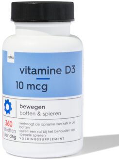 Hema Vitamine D3 10mcg - 360