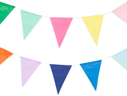 Hema Vlaggenlijn papier 10m (multicolor)