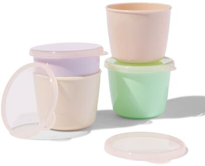 Hema Voedingspotjes met deksel 130ml - 4 stuks
