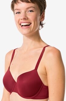 Hema Voorgevormde bh met beugel donkerrood (donkerrood) - 75A