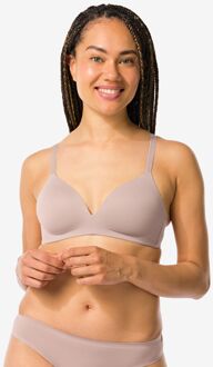 Hema Voorgevormde bh zonder beugel beige (beige) - 90B