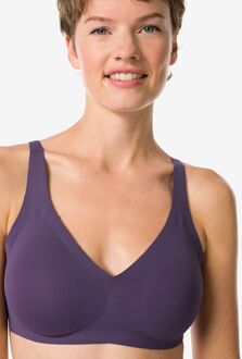 Hema Voorgevormde bh zonder beugel - ultimate comfort donkerpaars (donkerpaars) - M