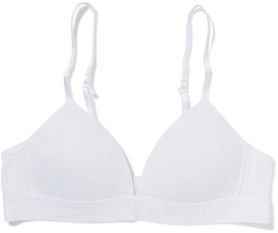 Hema Voorgevormde bh zonder beugel wit (wit) - 70B