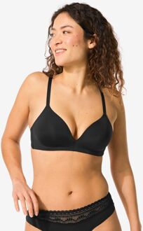 Hema Voorgevormde bh zonder beugel zwart (zwart) - 90D
