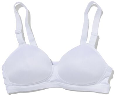 Hema Voorgevormde prothese bh zonder beugel wit (wit) - 90D