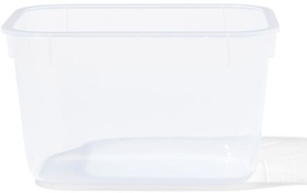 Hema Voorraadbakje maat L 3100ml kunststof zonder deksel (semi transparant)