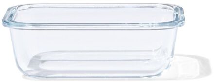 Hema Voorraadbakje maat S glas zonder deksel (transparant)