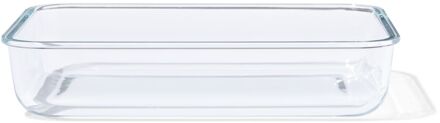 Hema Voorraadbakje maat XL glas zonder deksel (transparant)
