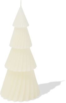 Hema Vormkaars boom 7.4x7.4x16.7cm ecru
