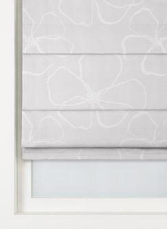 Hema Vouwgordijn Baarn bloem ivoor (ivoor)