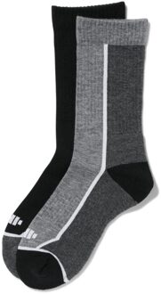 Hema Wandelsokken - 2 paar zwart (zwart)