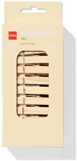 Hema Wasknijpers hout - 36 stuks