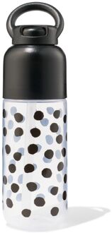 Hema Waterfles met rietje stippen 300ml