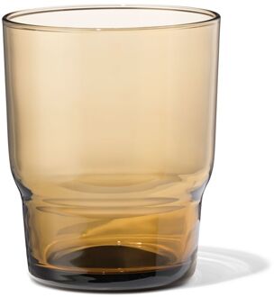 Hema Waterglas 300ml glas bruin (bruin)