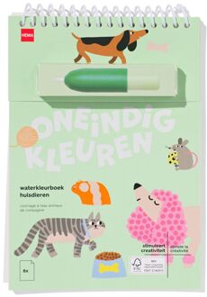 Hema Waterkleurboek A5 dieren