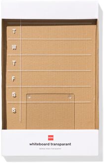 Hema Weekplanner transparant