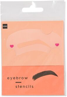 Hema Wenkbrauw sjablonen - 4 stuks