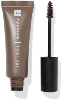 Hema Wenkbrauwgel met vezels 8ml bruin