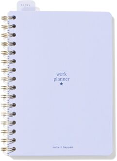 Hema Werkplanner 21x14.8cm blauw