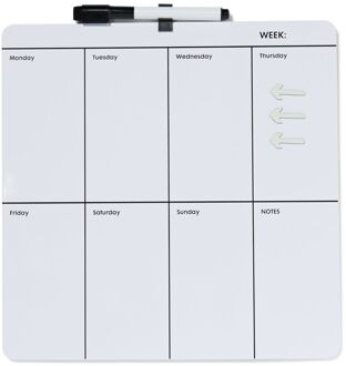 Hema Whiteboard 30x30 weekplanner