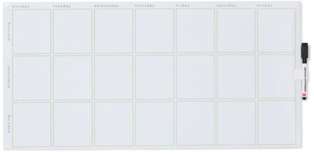 Hema Whiteboard met marker 60x29.5cm week