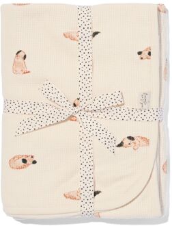 Hema Wiegdeken 75x100 wafel hond