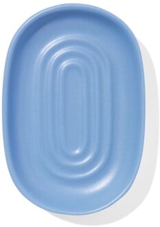 Hema Zeepbakje Ø8x15 mat keramiek blauw (blauw)