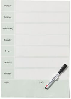 Hema Zelfklevende weekplanner 24x34cm