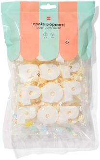 Hema Zoete popcorn uitdeelzak - 6 stuks